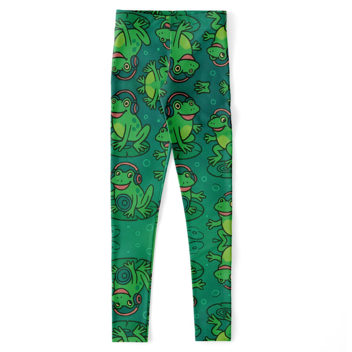 Bass Frog Leggings, front, flat lay