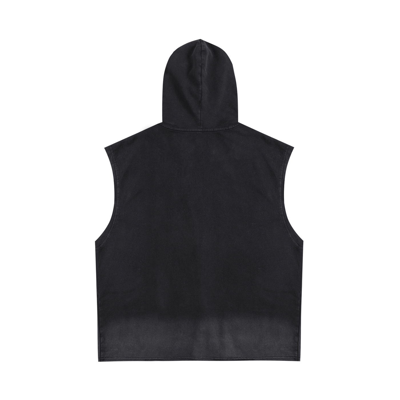 Vinyl Love Zip-Up Sleeveless Hoodie