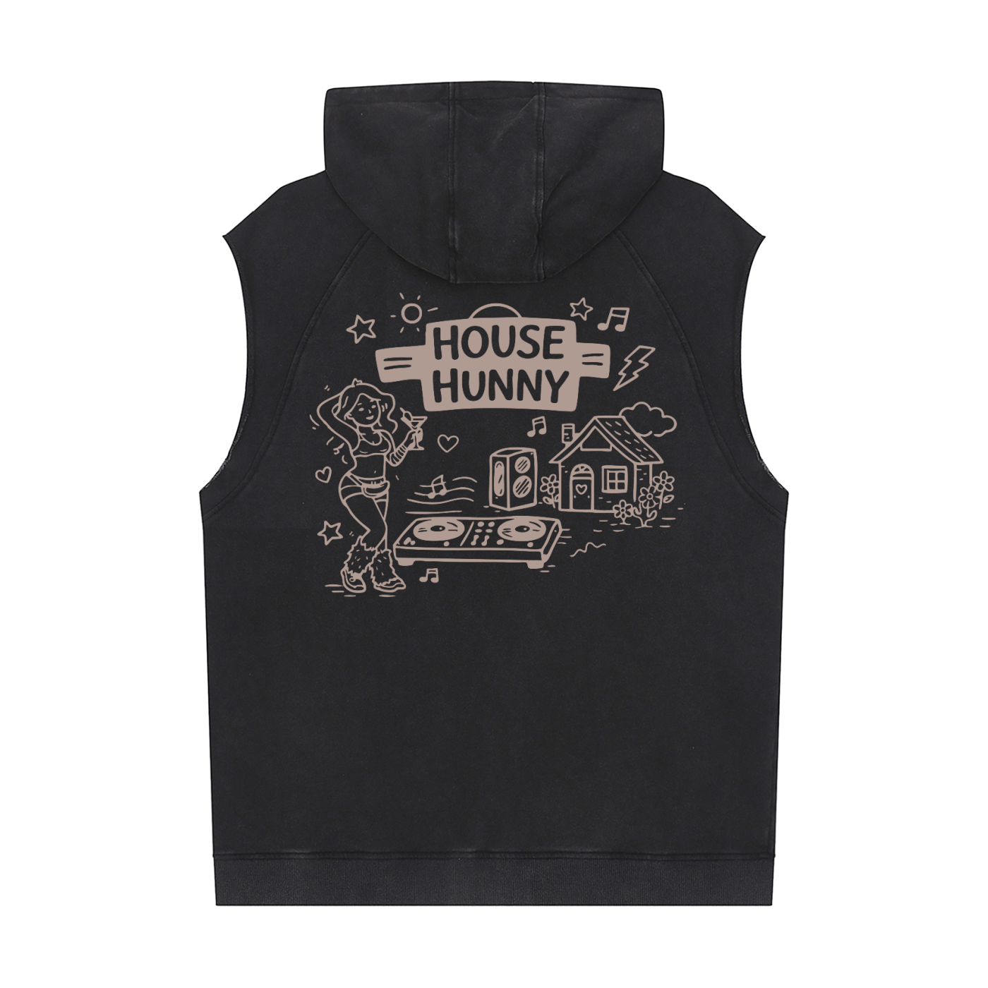 House Hunny Sleeveless Hoodie