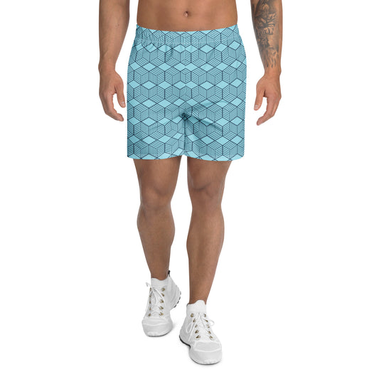 Lucid Geometry Active Shorts in Short front view by Rave Uniform