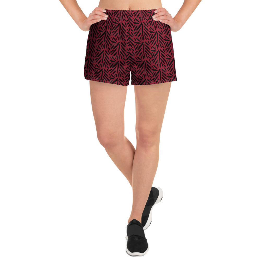 Burnt Leaf Active Shorts in Short - 2.5in Inseam front view by Rave Uniform