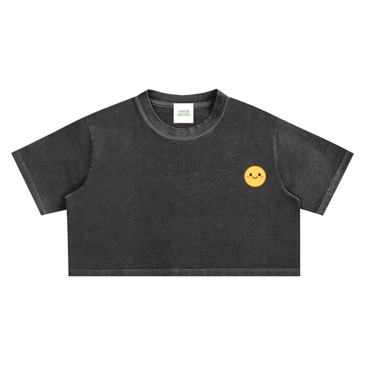 Smiley Crop Top