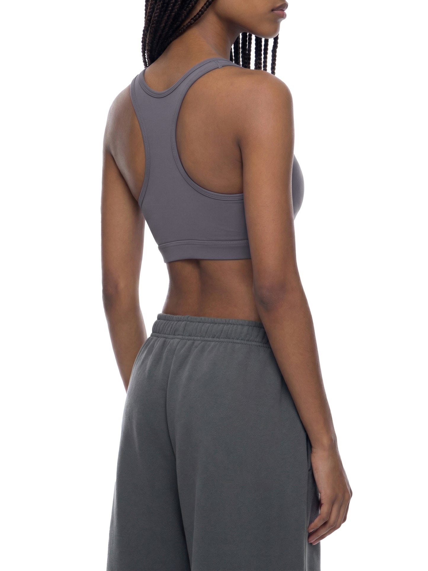 Vinyl Love Cropped Sports Bra - Rave Uniform Detail View