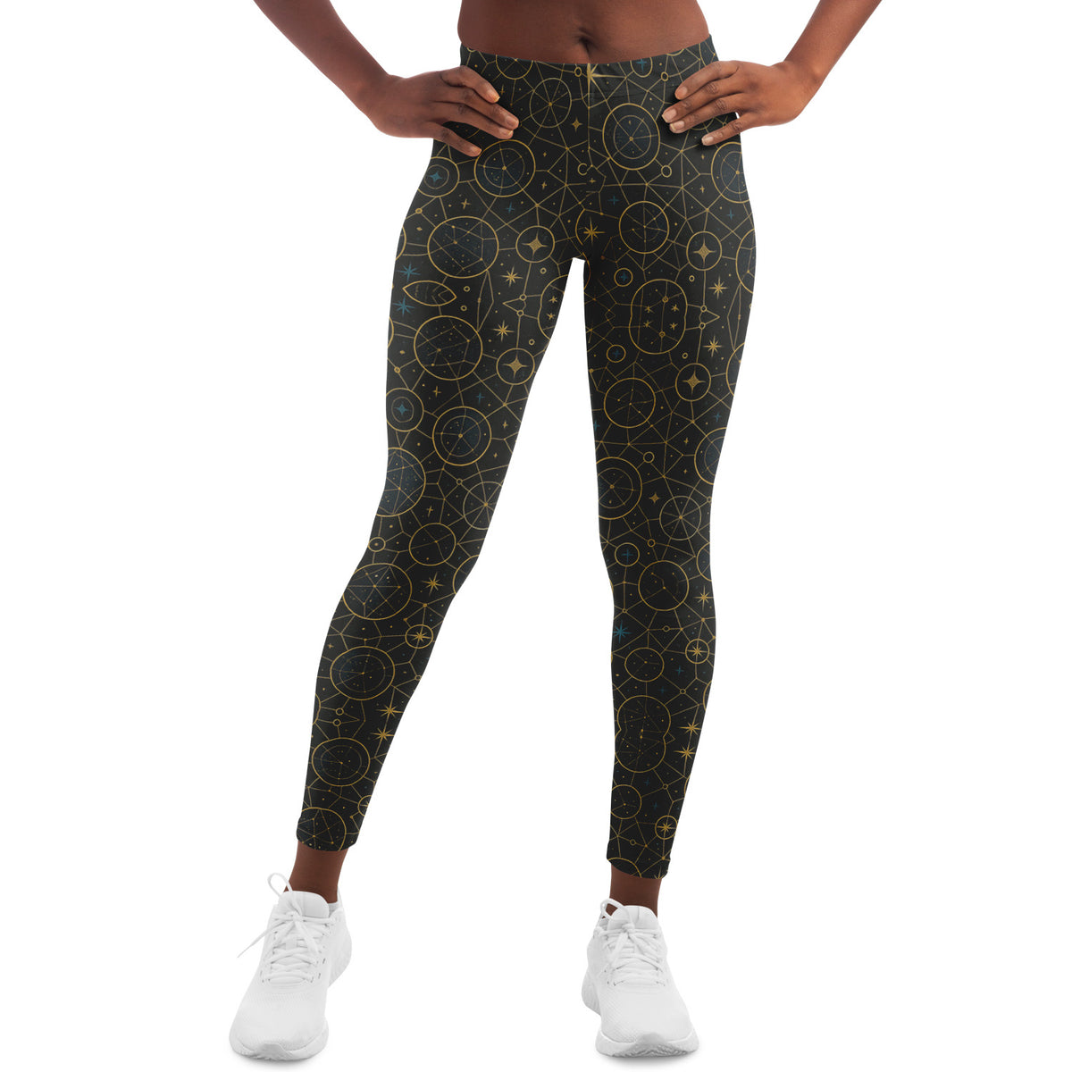Constellation Leggings, front, on model