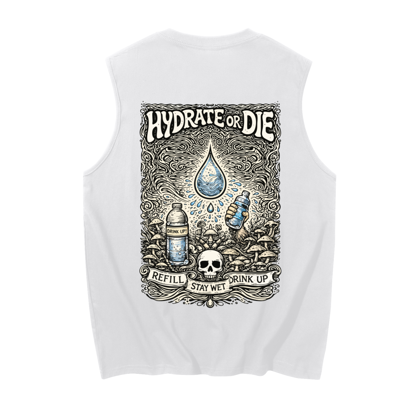 Stay Hydrated Muscle Tank Top