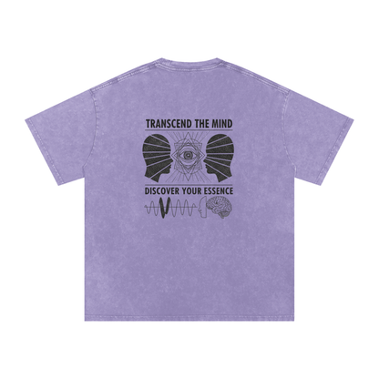 Free Mind Oversized Vintage T-Shirt in Light Purple alternate view by Rave Uniform