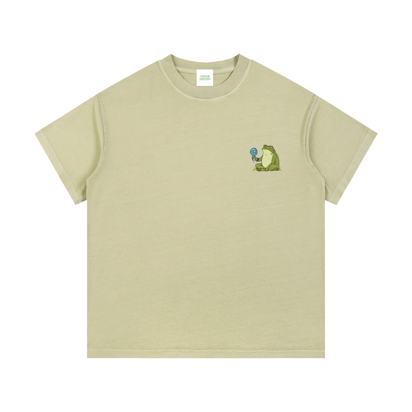 Its Hot Frog T-Shirt in Bean Green by Rave Uniform