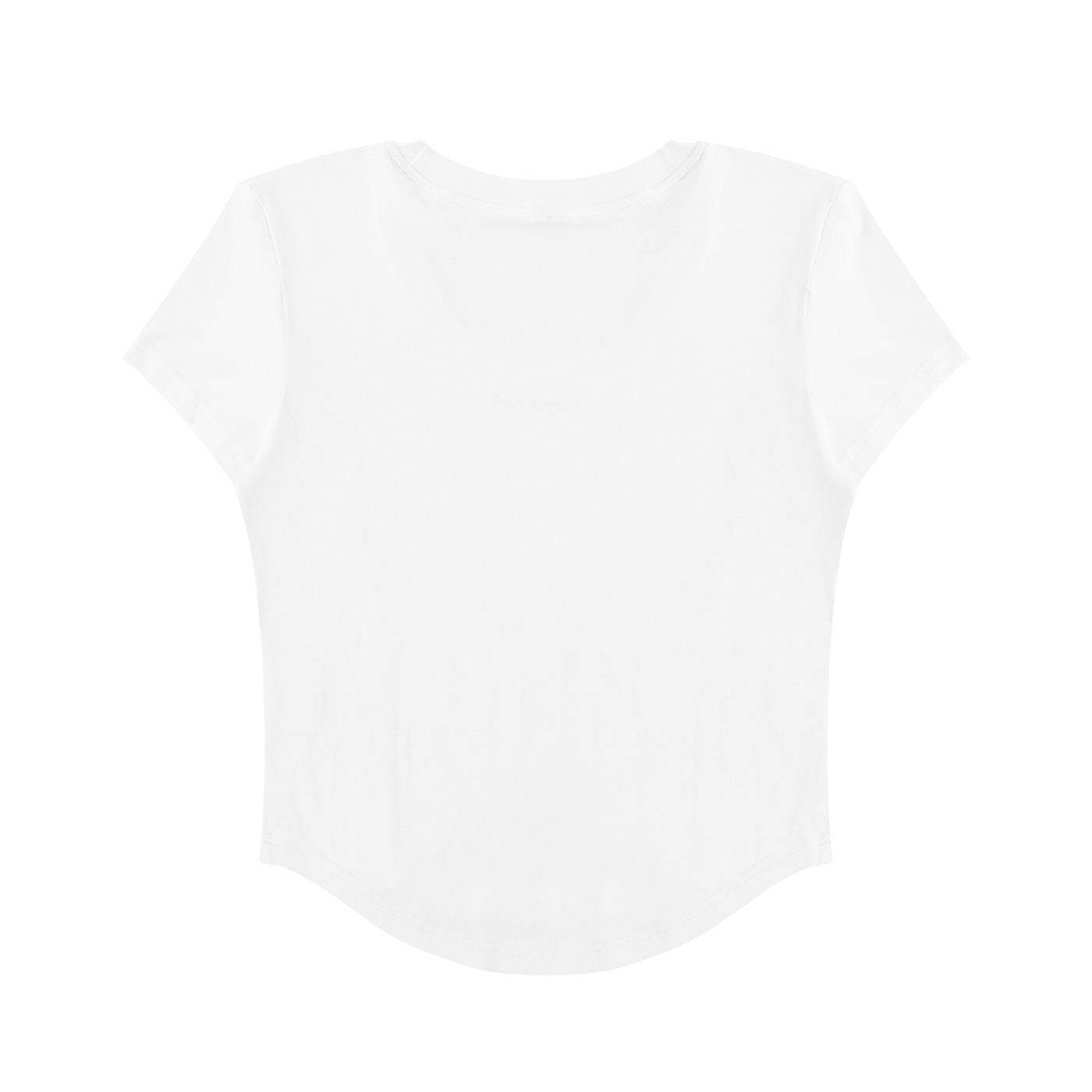 Comfy Paneled Crop T-Shirt - Rave Uniform Detail View