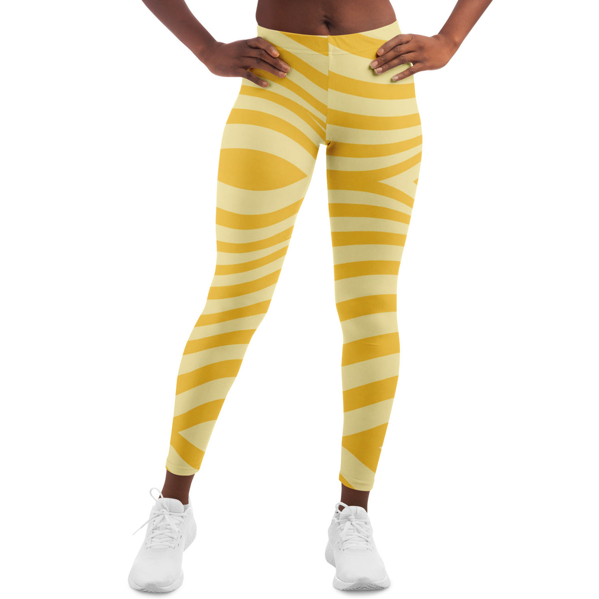 Banana Split Leggings, front, on model