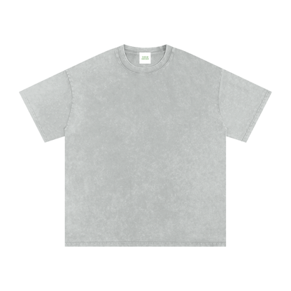 Free Mind Oversized Vintage T-Shirt in Light Gray by Rave Uniform