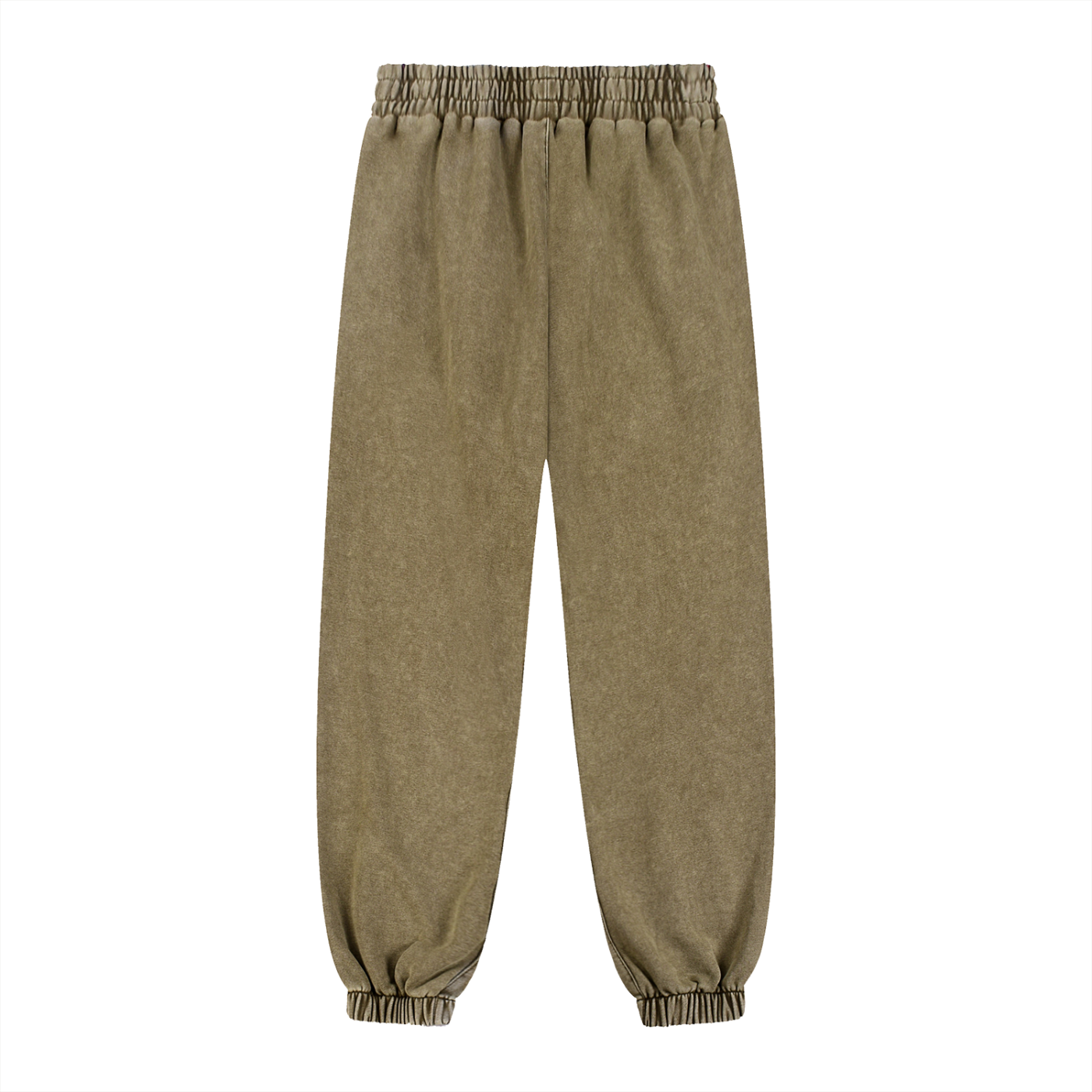 Snow Wash Heavyweight Jogged Sweatpants in Brown alternate view by Rave Uniform