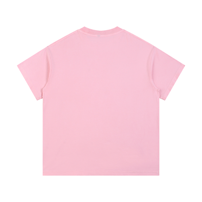 Still Vibin' T-Shirt in Pink detail view by Rave Uniform