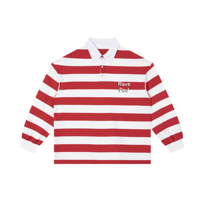 Rave Dad Stripe Polo Shirt