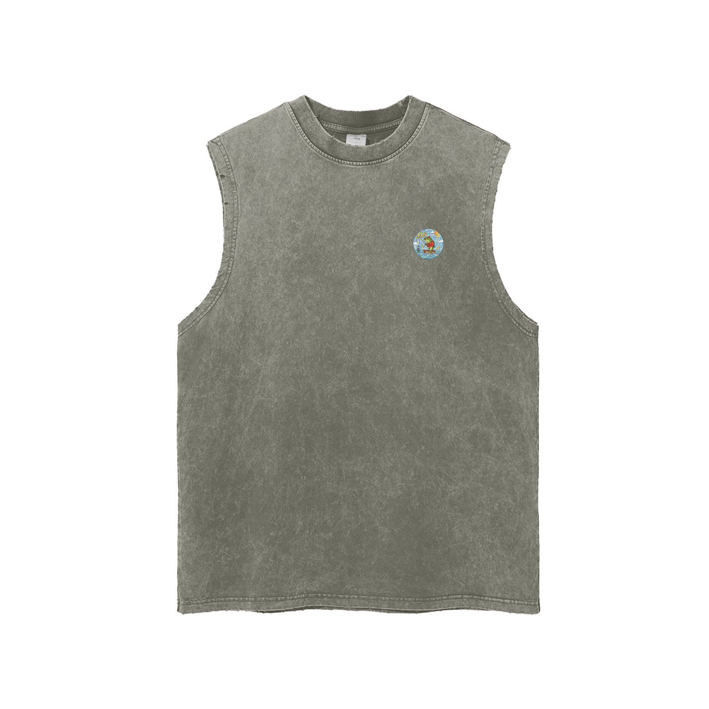 FIH Tank Top in Gray Green by Rave Uniform