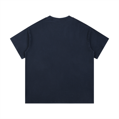Still Vibin' T-Shirt in Royal Blue detail view by Rave Uniform