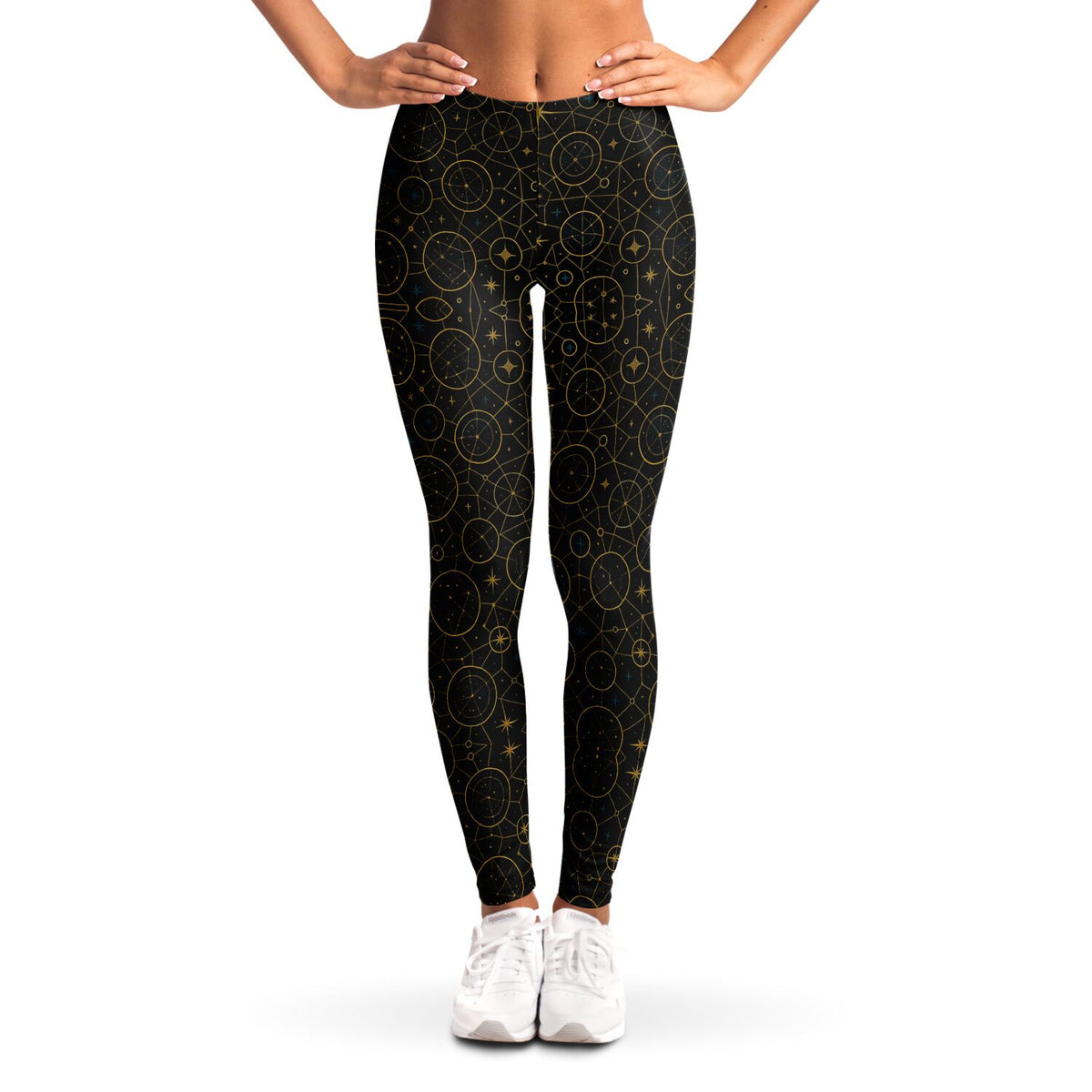 Constellation Leggings, front, on model