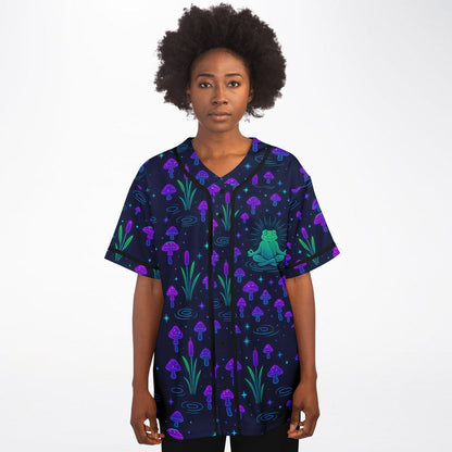 Meditation Frog Baseball Jersey