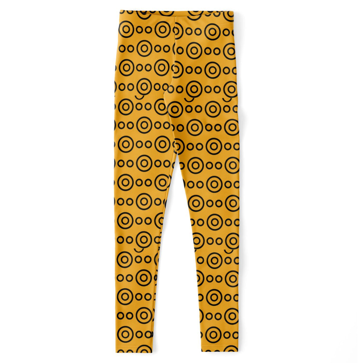 Yellow Eyes Leggings, front, flat lay