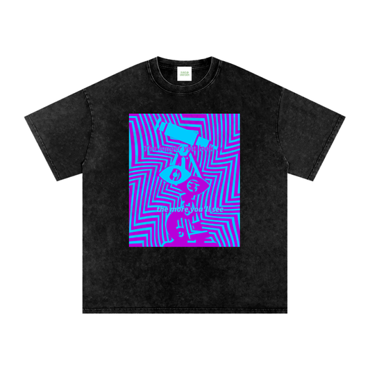 Eye Spy Oversized Vintage T-Shirt - Rave Streetwear View