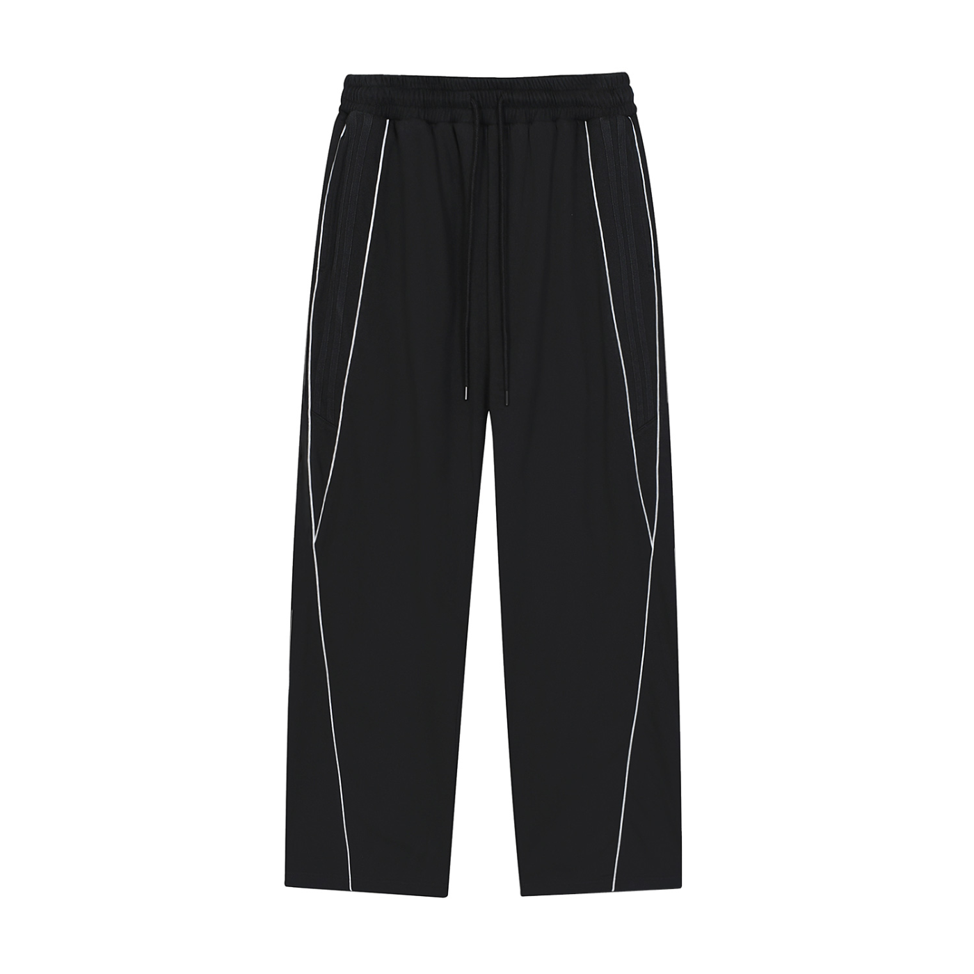 Vinyl Love Reflector Sweatpants in Black by Rave Uniform