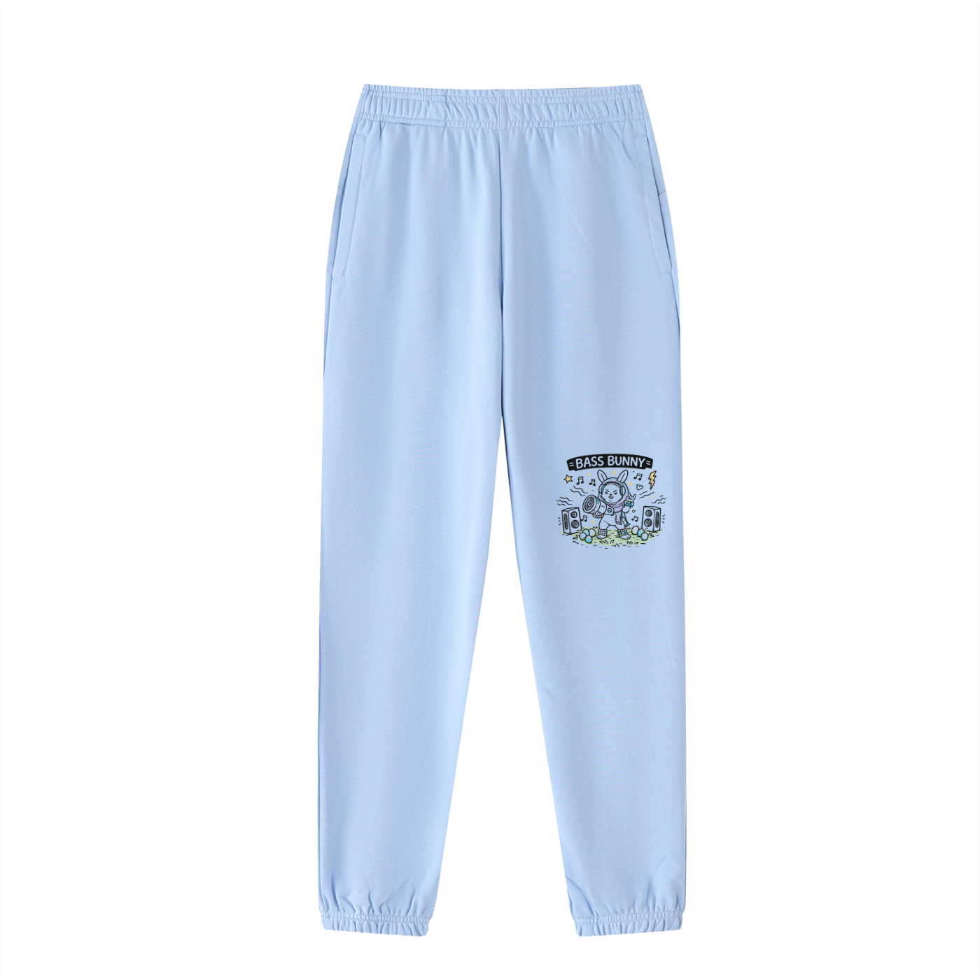 Bass Bunny Sweatpants - Rave Streetwear View