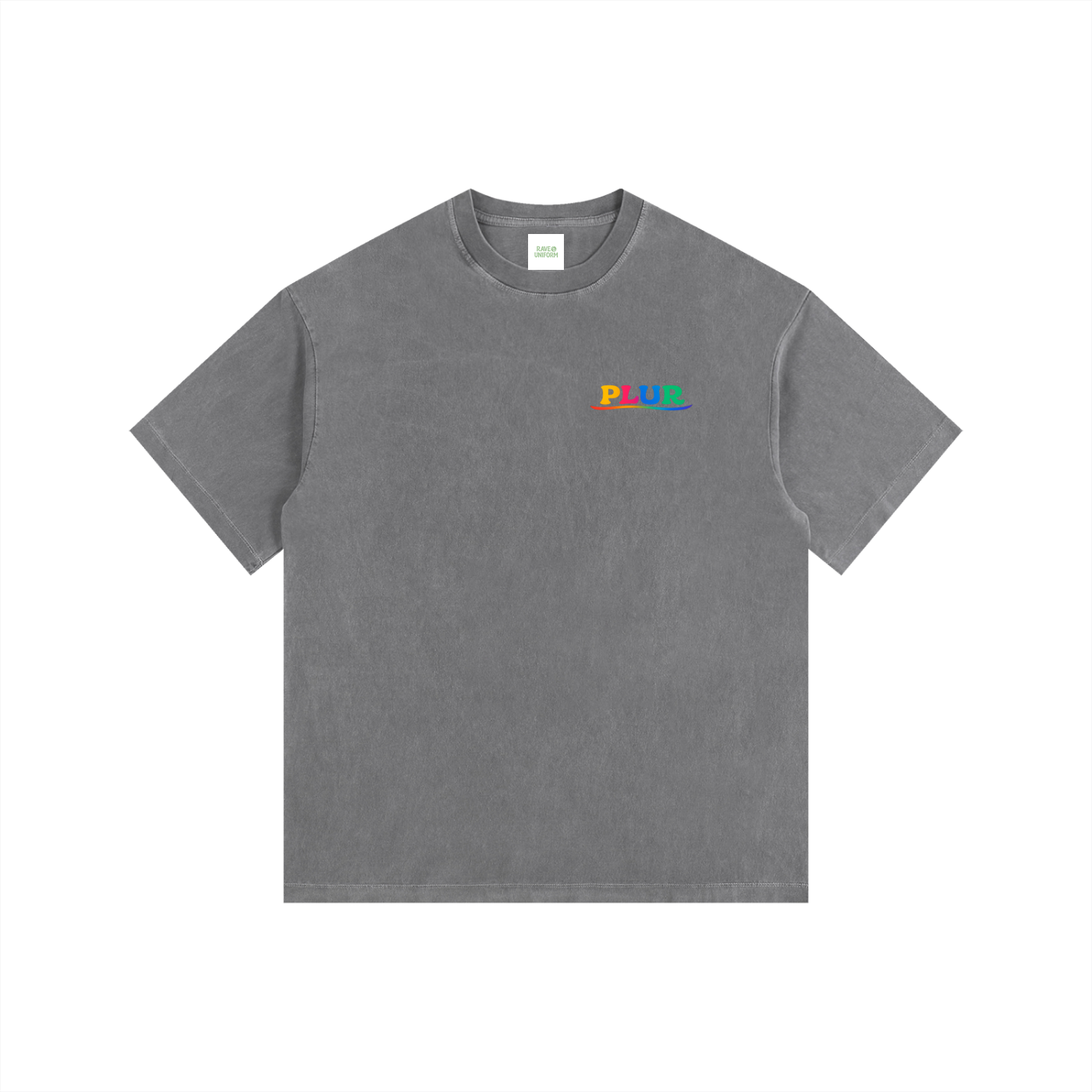 PLUR Oversized T-Shirt - Rave Streetwear View