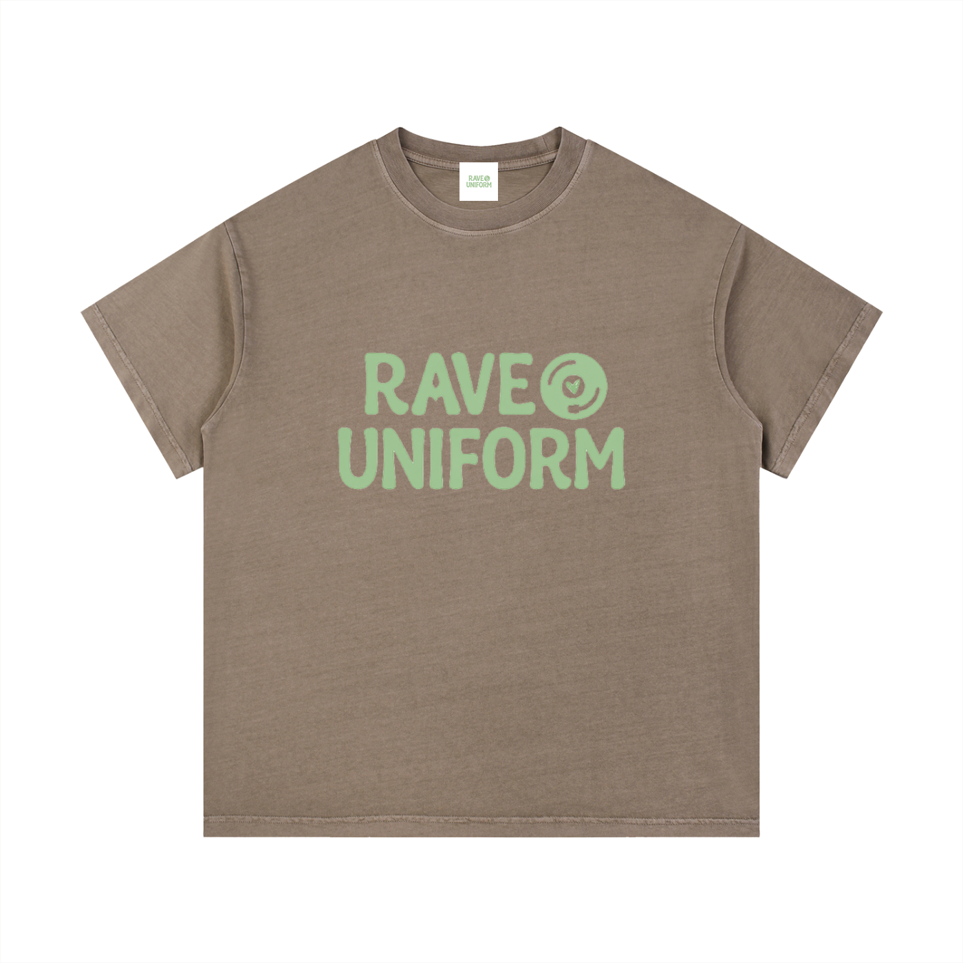 Rave Uniform T-Shirt in Coffee detail view