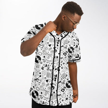 Stoner Doodles Inverted Baseball Jersey