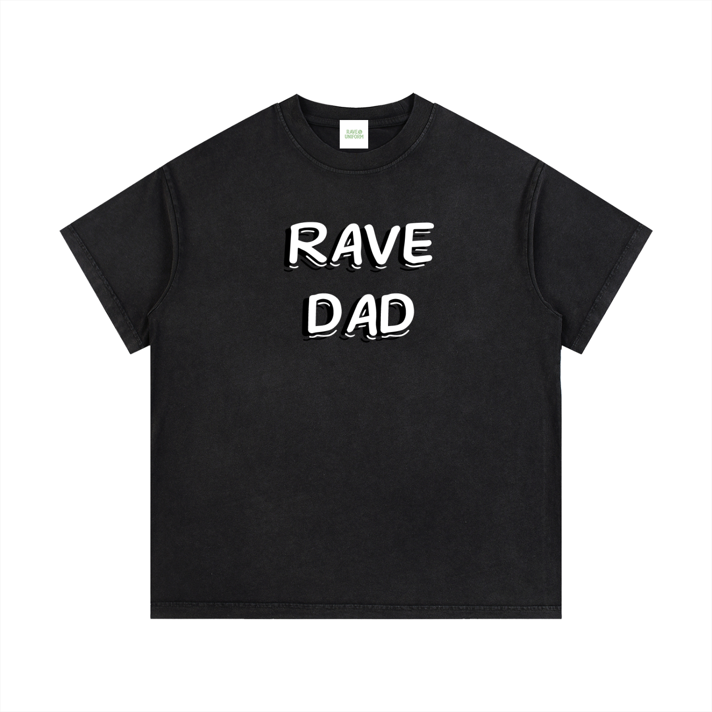 Rave Dad Cotton T-Shirt - Rave Uniform Detail View