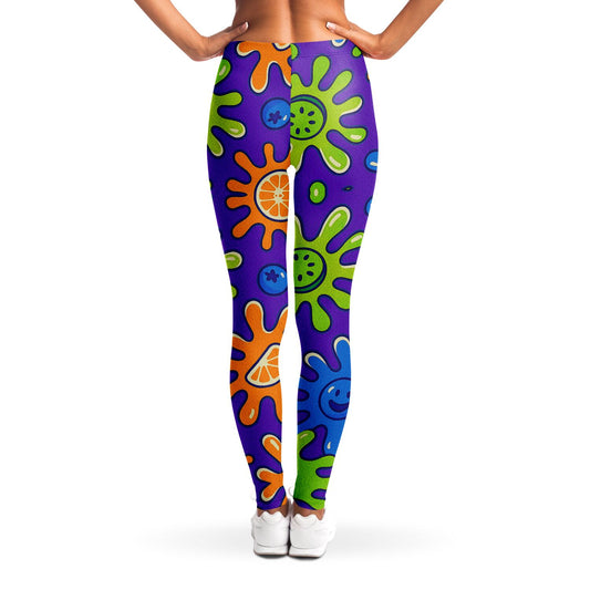 Capri Sun Leggings, back, on model