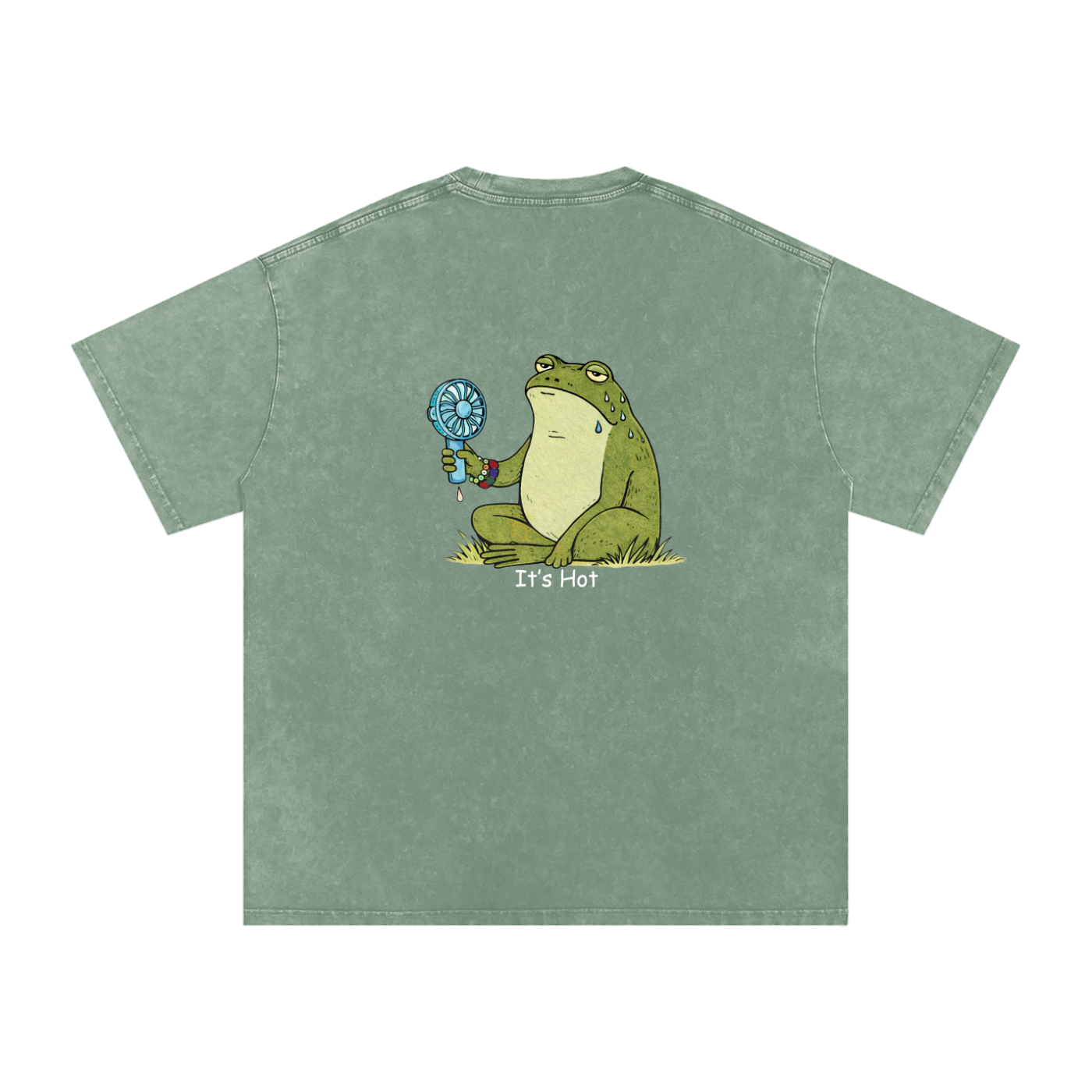 Its Hot Frog Oversized Vintage T-Shirt - Rave Streetwear View