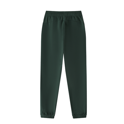 Rave Mom Cuffed Sweatpants in Retro Green detail view by Rave Uniform