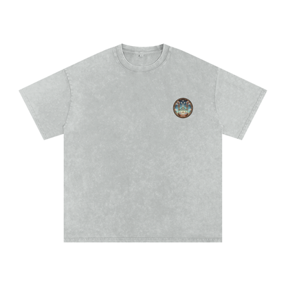 Flower Friends Oversized Vintage T-Shirt - Rave Streetwear View