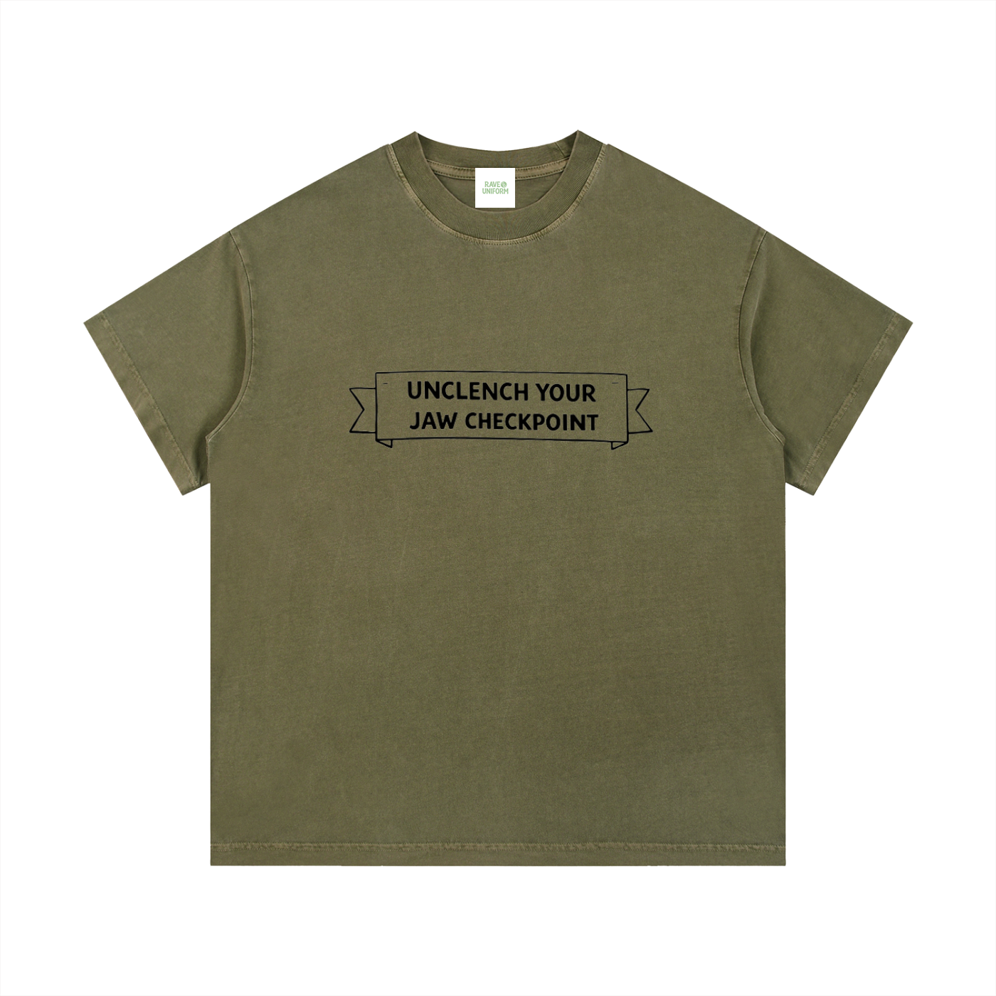Unclench Your Jaw T-Shirt - Rave Uniform Detail View