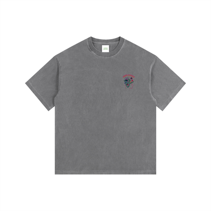 Inner Garden Oversized T-Shirt in Gray by Rave Uniform