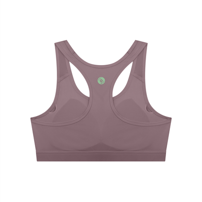 Vinyl Love Cropped Sports Bra - Rave Uniform Detail View