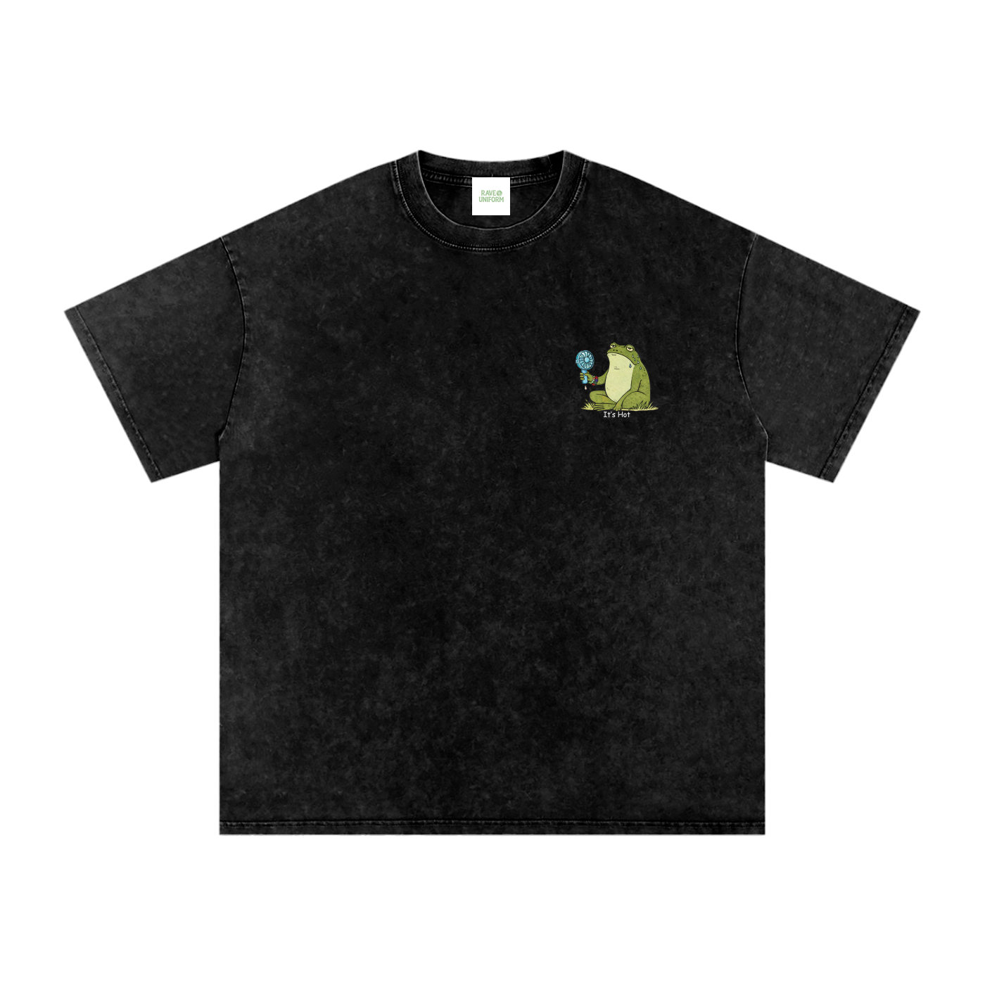 Its Hot Frog Oversized Vintage T-Shirt - Rave Streetwear View