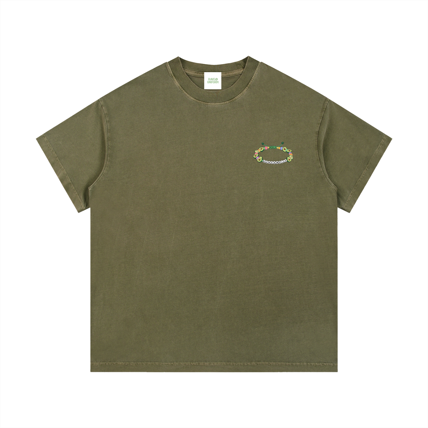 Holy Guacamolly T-Shirt - Rave Uniform Detail View