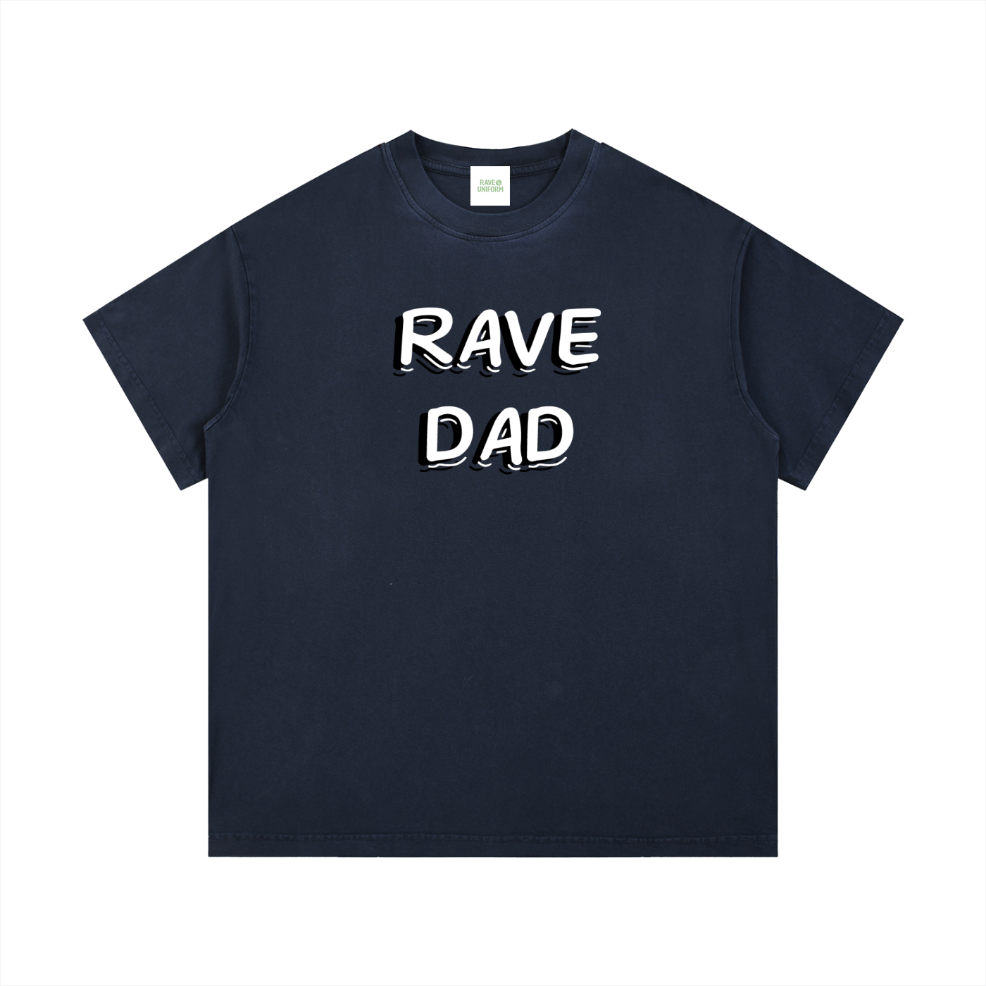 Rave Dad Cotton T-Shirt - Rave Uniform Detail View