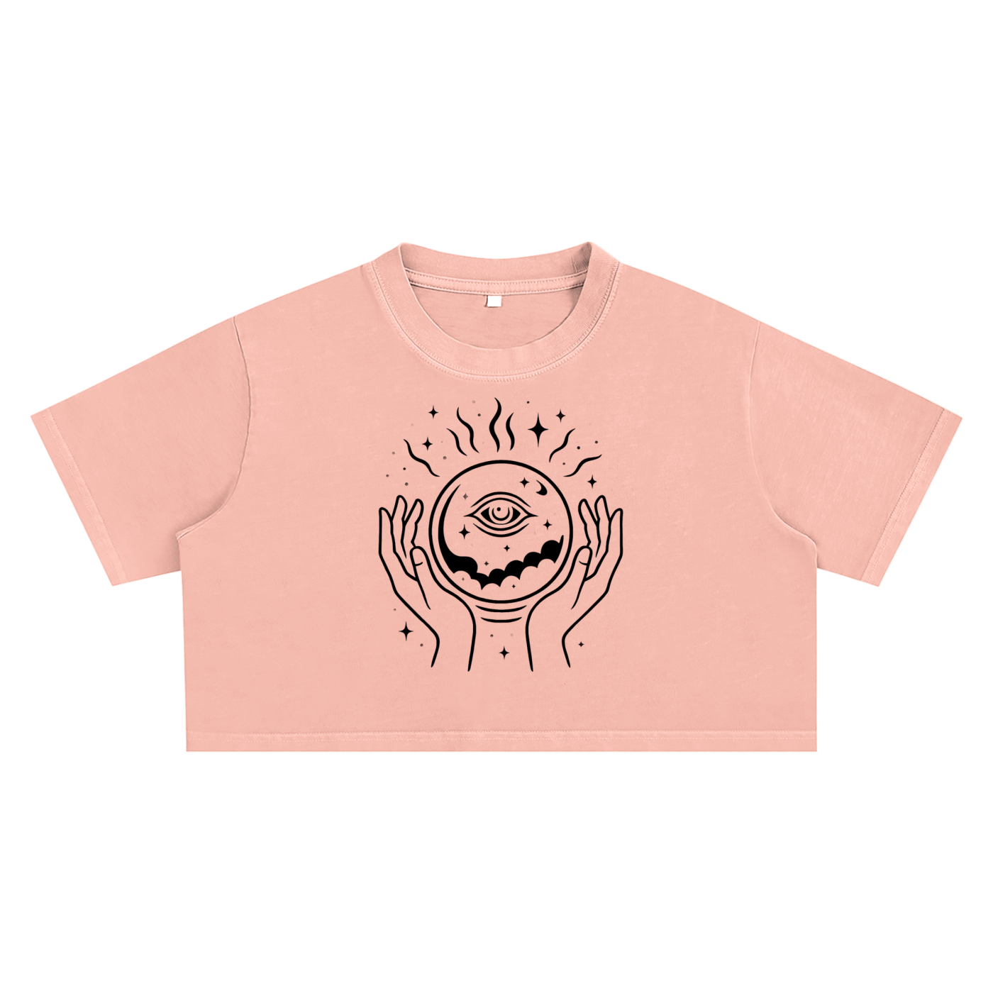 Eye Of The World Crop Top - Rave Streetwear View