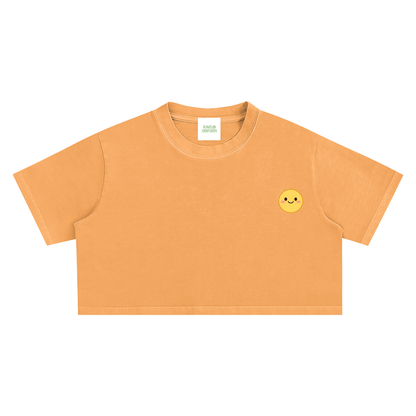 Smiley Crop Top