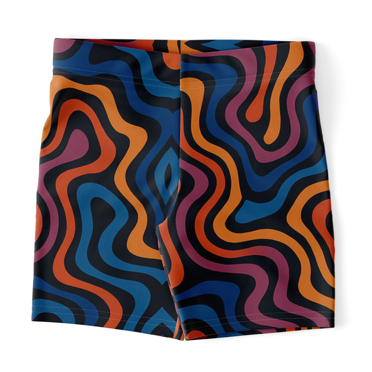 Dyed Spaghetti Legging Shorts, front, flat lay