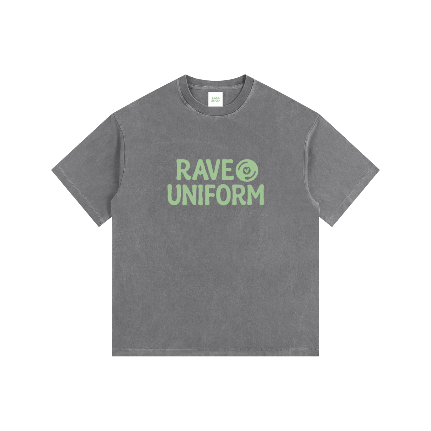 Rave Uniform Oversized T-Shirt in Gray