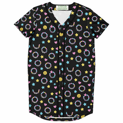 Kandi Baseball Jersey Dress, front, flat lay
