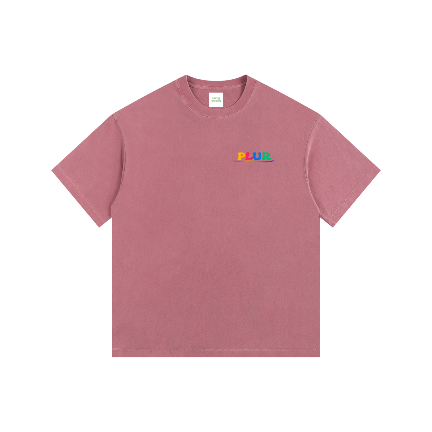 PLUR Oversized T-Shirt - Rave Uniform Detail View