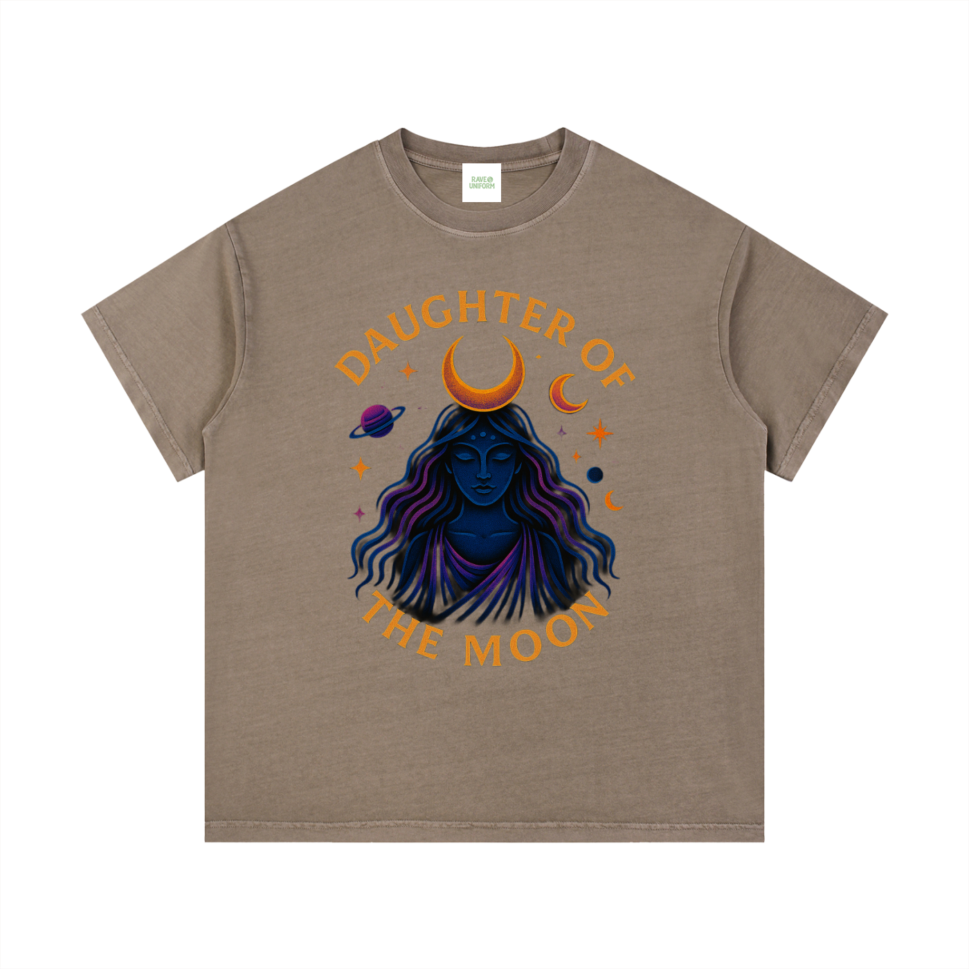 Daughter of The Moon T-Shirt - Rave Uniform Detail View