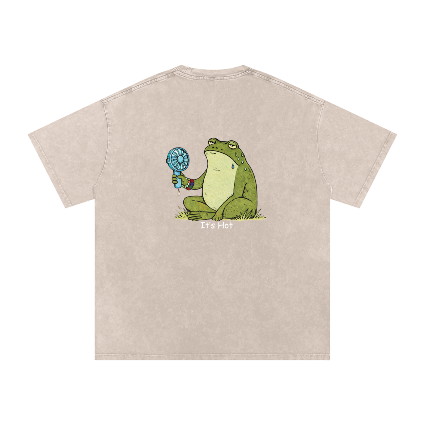 Its Hot Frog Oversized Vintage T-Shirt - Rave Streetwear View