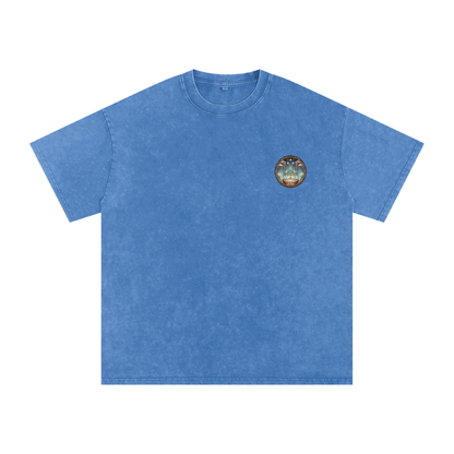 Flower Friends Oversized Vintage T-Shirt - Rave Streetwear View