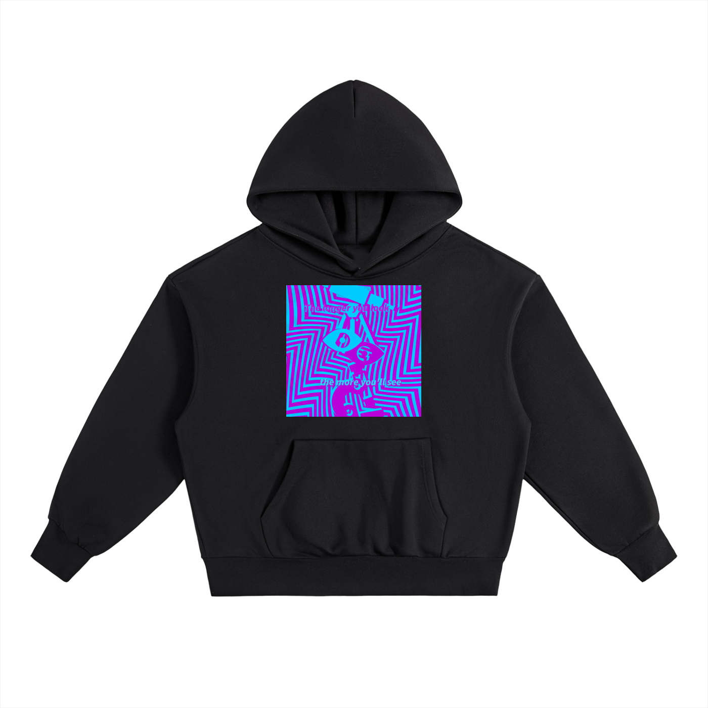 Eye Spy Hoodie in Black by Rave Uniform