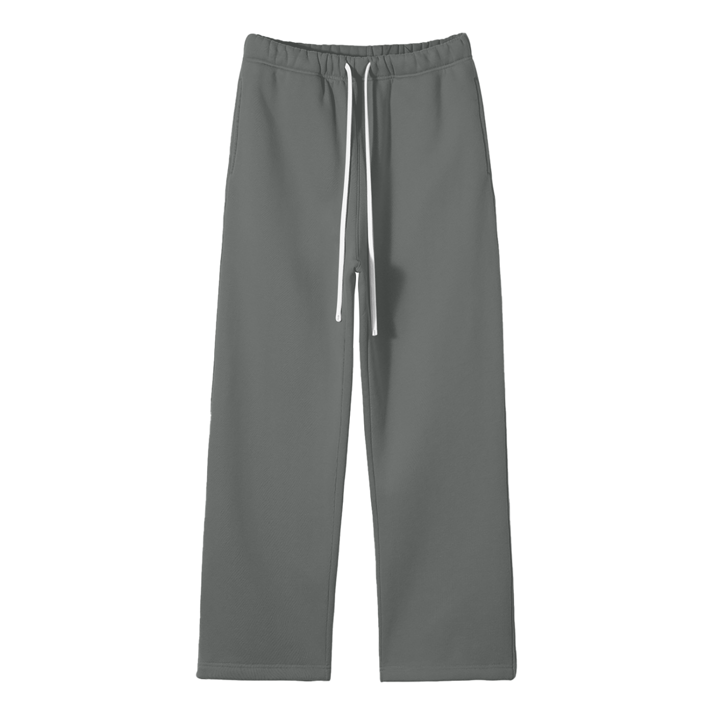 Fleece Straight Leg Sweatpants - Rave Streetwear View
